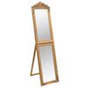 vidaXL Miroir sur pied Dor&eacute; 45x180 cm