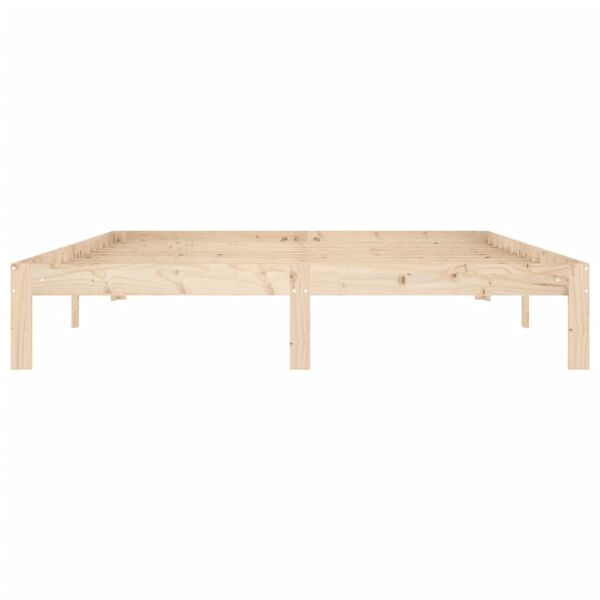 vidaXL Cadre de lit sans matelas bois massif de pin 160x200 cm