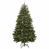 vidaXL Sapin de No&euml;l artificiel avec 300 LED Vert 300 cm PVC et m&eacute;tal