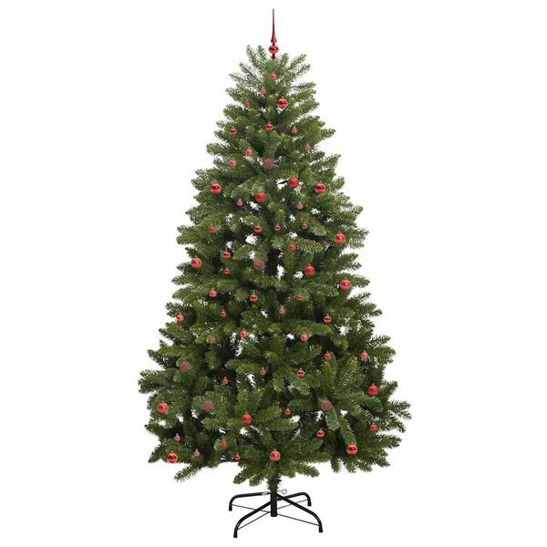 vidaXL Sapin de No&euml;l artificiel avec 300 LED Vert 300 cm PVC et m&eacute;tal