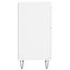 vidaXL Buffets 2 pcs blanc 40x35x70 cm bois d’ingénierie