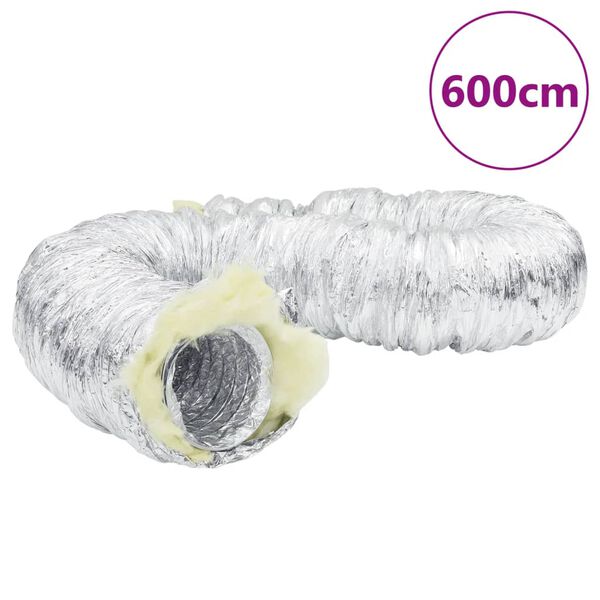 vidaXL Conduit de ventilation isol&eacute; aluminium 6 m &Oslash;15 cm