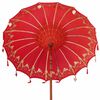 vidaXL Parasol balinais avec base Rouge 185 x 185 x 260 cm