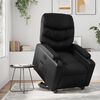 vidaXL Fauteuil inclinable électrique noir similicuir