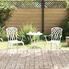 vidaXL Chaise de jardin 2 pcs Blanc 53 x 51 x 88,5cm Aluminium