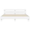 vidaXL Cadre de lit sans matelas blanc 180x200 cm