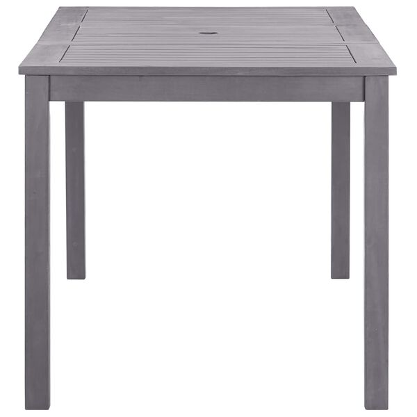 vidaXL Table de jardin Délavage gris 140x80x74 cm Bois d'acacia massif