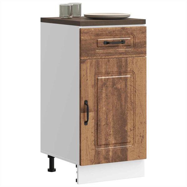 vidaXL Armoire de cuisine Kalmar vieux bois bois d'ing&eacute;nierie