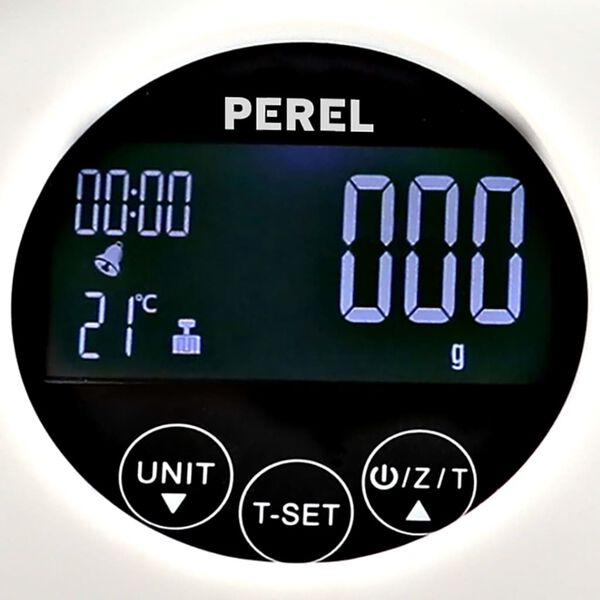 Perel Balance de cuisine num&eacute;rique 5 kg Blanc