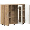 vidaXL Cabinet en Bois Ch&ecirc;ne artisanal 88,5 x 30,5 x 73 cm