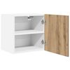 vidaXL Armoire suspendue Ch&ecirc;ne Artisan et Blanc 40 x 31 x 40 cm