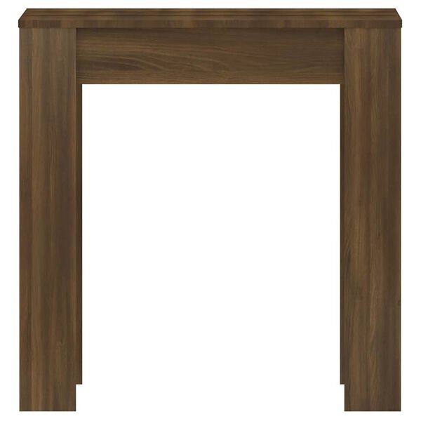 vidaXL Table &agrave; d&icirc;ner Ch&ecirc;ne marron 140x74,5x76 cm Bois d'ing&eacute;nierie