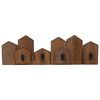 vidaXL Cintre Marron 48 x 8 x 15 cm Bois de Mahogany Massif