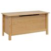 vidaXL Bo&icirc;te de rangement HILL Marron miel 90 x 40 x 45 cm Pin massif