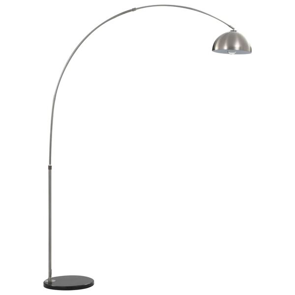 vidaXL Lampe à arc 60 W Argenté E27 170 cm