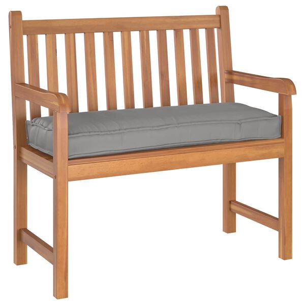 vidaXL Coussin Gris 100 x 40 x 8 cm Tissu Oxford