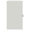 vidaXL Classeur gris clair 90x40x70 cm acier