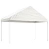 vidaXL Belv&eacute;d&egrave;re avec toit blanc 20,07x4,08x3,22 m poly&eacute;thyl&egrave;ne