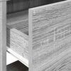 vidaXL Tables de chevet avec tiroir 2 pcs sonoma gris 51x31x47 cm