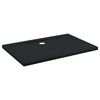 vidaXL Plateau de base de douche avec des points Noir 120 x 80 x 4 cm