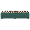 vidaXL Cadre de lit sans matelas vert fonc&eacute; 90x190 cm velours