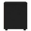 vidaXL Armoire de rangement Noir 40 x 48 x 57 cm Bois d'ing&eacute;nierie