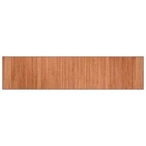 vidaXL Tapis rectangulaire marron 70x300 cm bambou