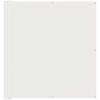vidaXL &Eacute;cran de balcon Blanc 110 x 400 cm Tissu Oxford