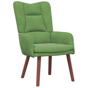 vidaXL fauteuil Vert clair 63 x 67 x 94 cm Velours