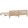 vidaXL Cadre de lit sans matelas 180x200 cm bois massif de pin