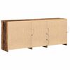 vidaXL Buffet LED Bois ancien 162 x 37 x 67 cm Bois d'ing&eacute;nierie