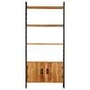 vidaXL Biblioth&egrave;que &agrave; 4 niveaux 80x30x180 cm Bois d'acacia massif