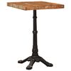 vidaXL Table bistrot Marron 50 x 50 x 76 cm Bois Recycl&eacute; Solide