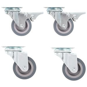 vidaXL 4 pcs Roulettes pivotantes 50 mm