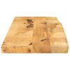 vidaXL Dessus de table 70x20x2,5 cm bord vif bois massif manguier brut