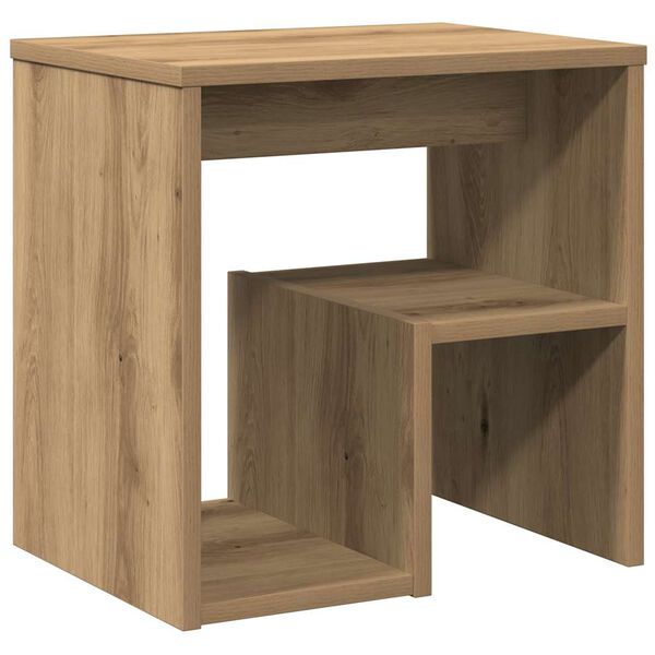vidaXL Table de chevet ch&ecirc;ne artisanal 40x30x40 cm bois d'ing&eacute;nierie