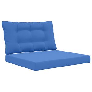 vidaXL Coussin de canap&eacute; d'ext&eacute;rieur Polyester Bleu royal 80 x 68,5 cm