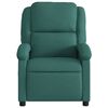 vidaXL Fauteuil de massage inclinable Vert fonc&eacute; Tissu