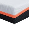 vidaXL Matelas Blanc et Gris 80 x 200 cm Tissu jacquard