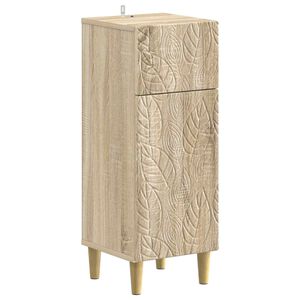 vidaXL Meuble de Rangement de Salle de Bain DELFT Ch&ecirc;ne Sonoma