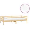 vidaXL Lit de repos avec matelas 90x200 cm Bois de pin massif