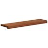 vidaXL Appui de fen&ecirc;tre Bois Brun 100 x 20 x 4,5 cm PVC