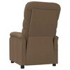 vidaXL Fauteuil de massage Marron Tissu