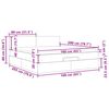 VidaXL Cadre de lit ottoman avec matelas gris fonc&eacute; 160x200 cm velours