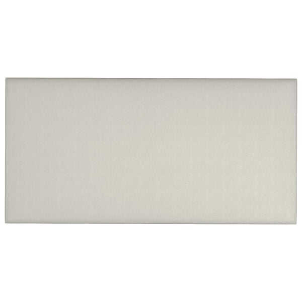 vidaXL T&ecirc;te de lit murale 12 pcs Cr&egrave;me 30 x 15 cm Velours