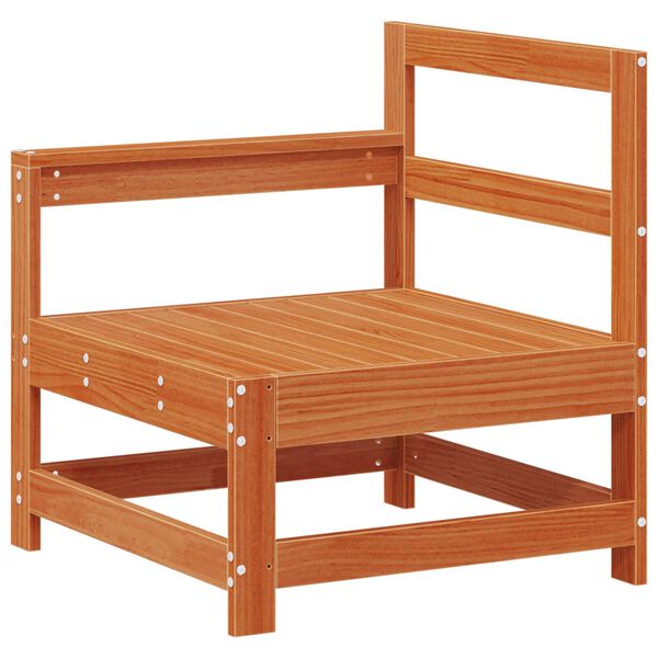 vidaXL Ensemble de salon de jardin 6 pcs Brun Cir&eacute; Pin massif