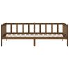 vidaXL Lit de jour sans matelas marron miel 80x200 cm bois pin massif