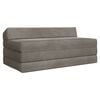 vidaXL Canap&eacute;-lit pliable Gris clair 120 x 60 x 49 cm Tissu