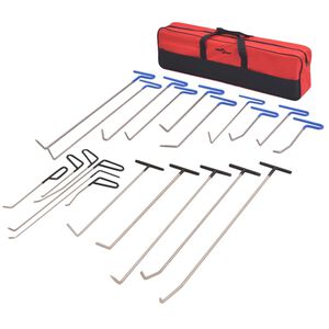 vidaXL Kit de d&eacute;bosselage sans peinture 21 pcs Acier inoxydable