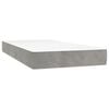 vidaXL Matelas de lit &agrave; ressorts ensach&eacute;s fermet&eacute; moyenne 100x203x20 cm velours